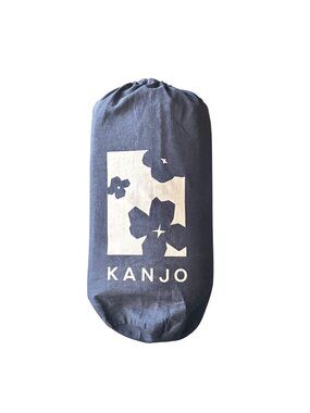 Kanjo‎ Memory Foam Acupressure Mat Neck & Back Pillow Set Blue Cotton Cover